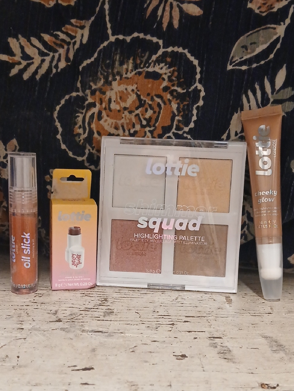 Lottie Shimmer Squad Highlighting Palette – Bronze & Champagne Glow